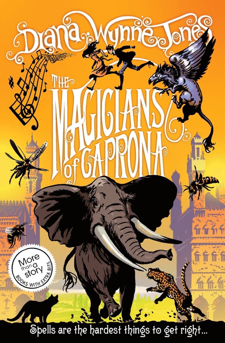 Omslag till boken Magicians of Caprona av Diana Wynne Jones