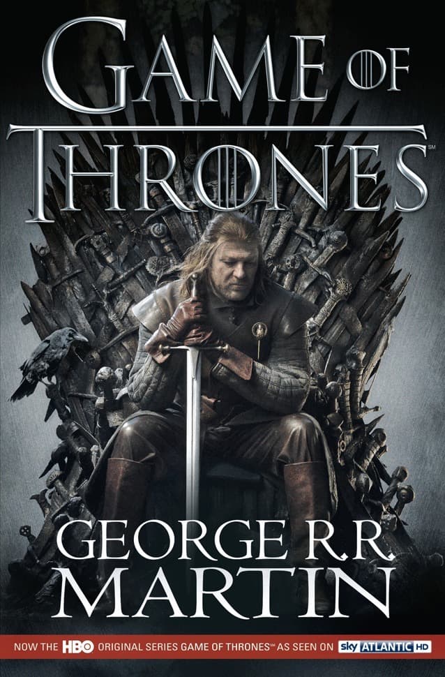 Omslag till boken Game of Thrones av George R. R. Martin
