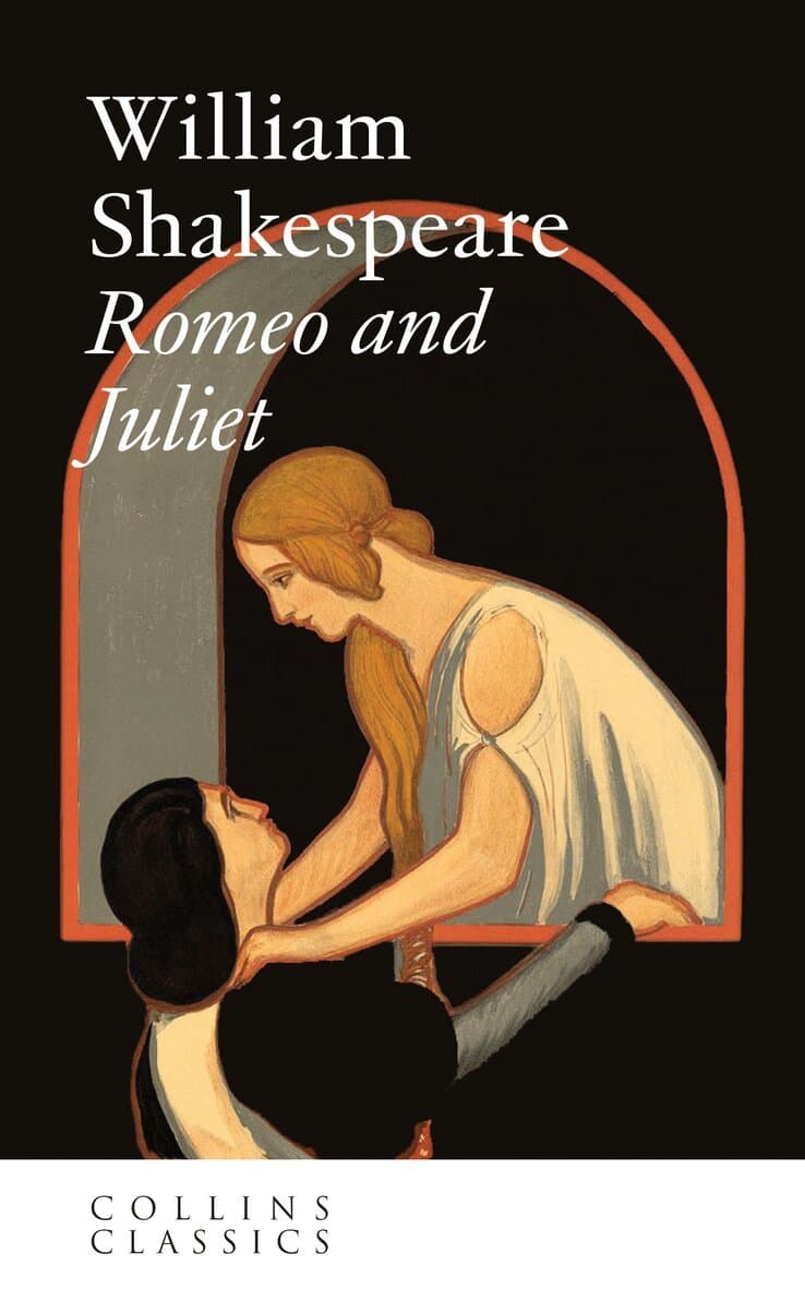 Omslag till boken Romeo and Juliet av William Shakespeare