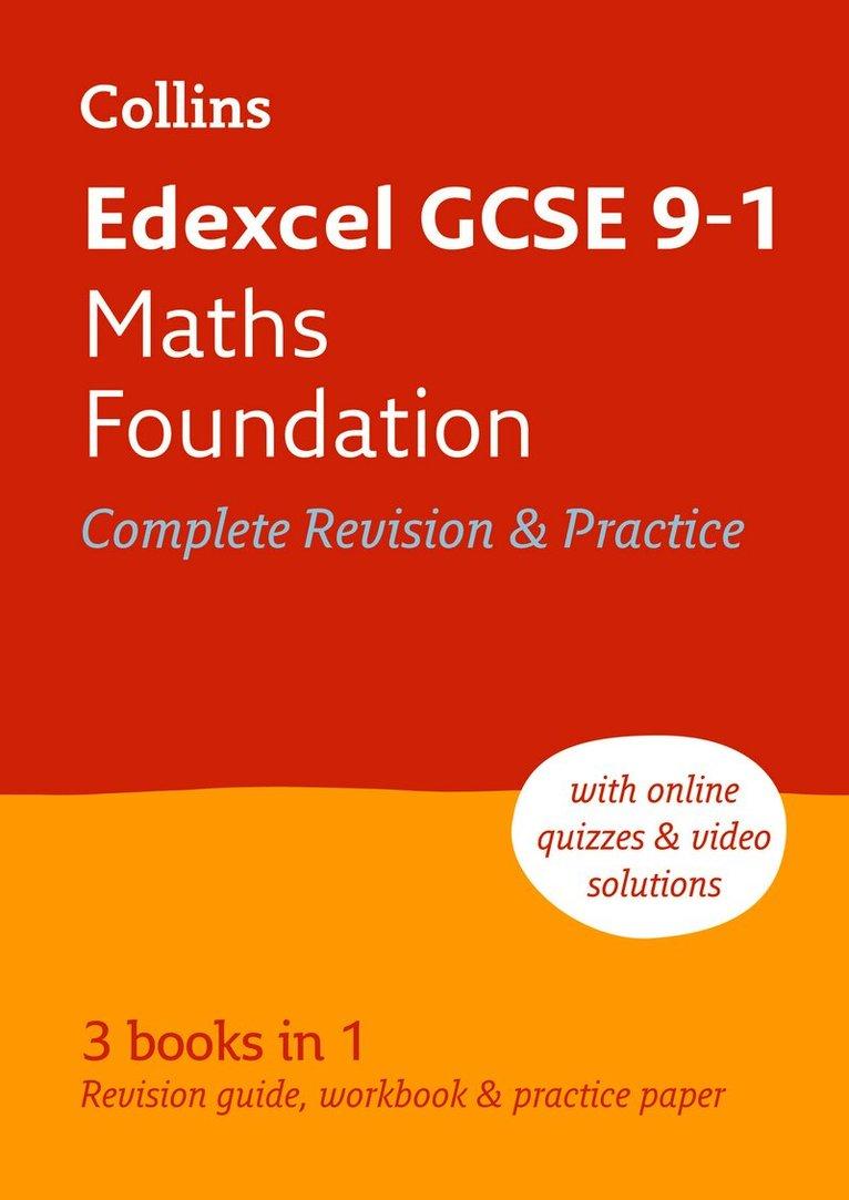 Edexcel GCSE 9-1 Maths Foundation All-in-One Complete Revision and Practice