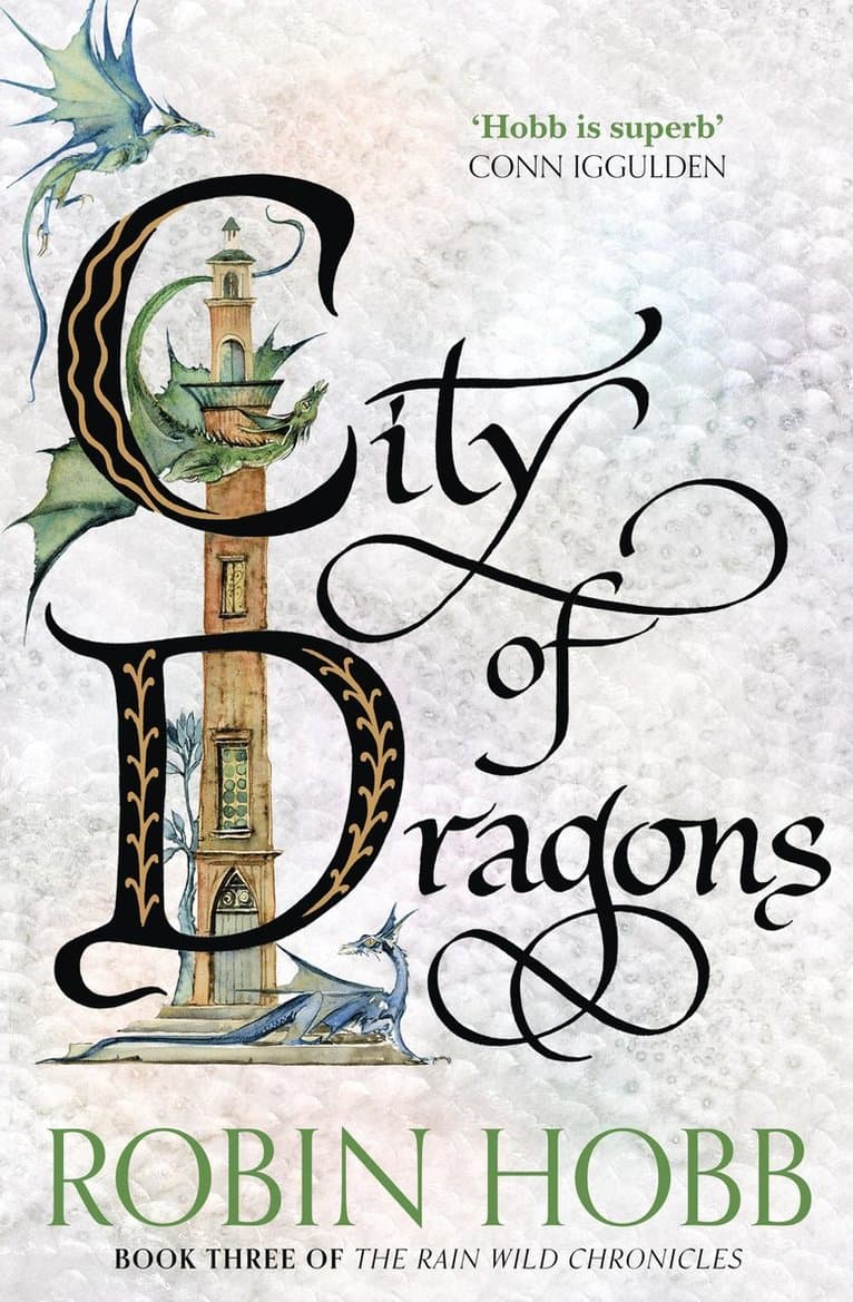 Omslag till boken City of Dragons av Robin Hobb