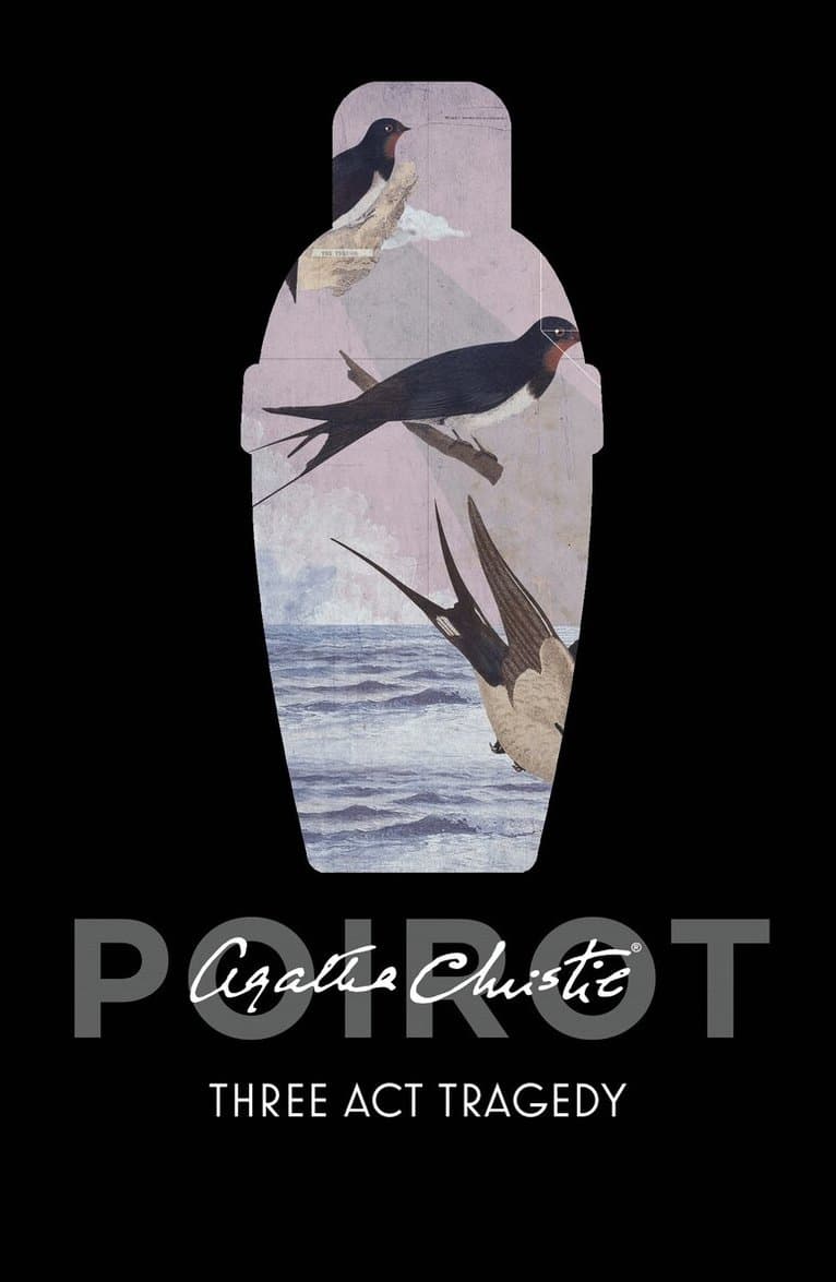 Omslag till boken Three Act Tragedy av Agatha Christie