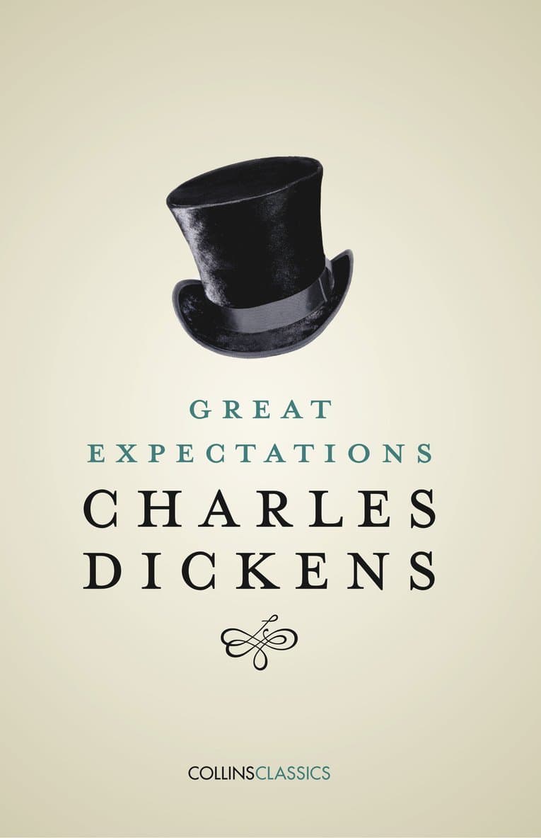 Omslag till boken Great Expectations av Charles Dickens