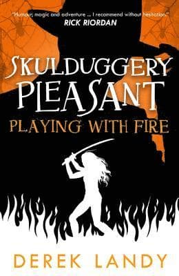 Omslag till boken Skulduggery Pleasant av Derek Landy