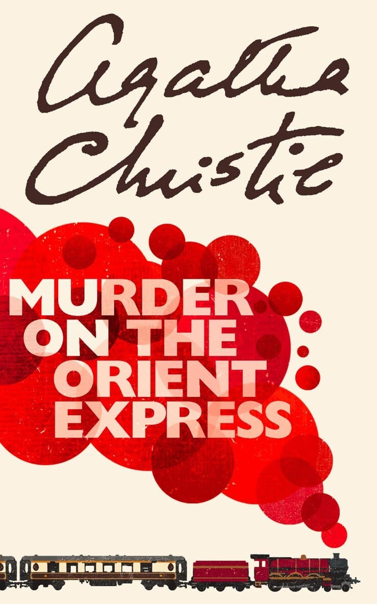 Omslag till boken Murder on the Orient Express av Agatha Christie
