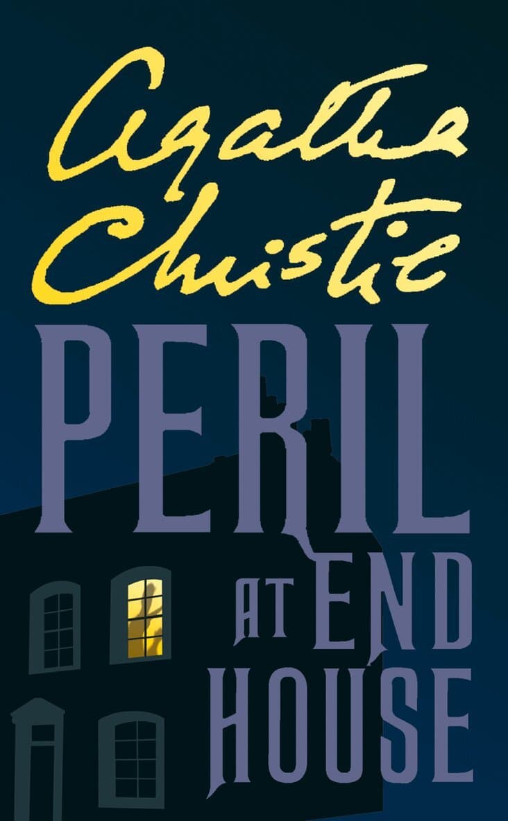 Omslag till boken Peril at End House av Agatha Christie