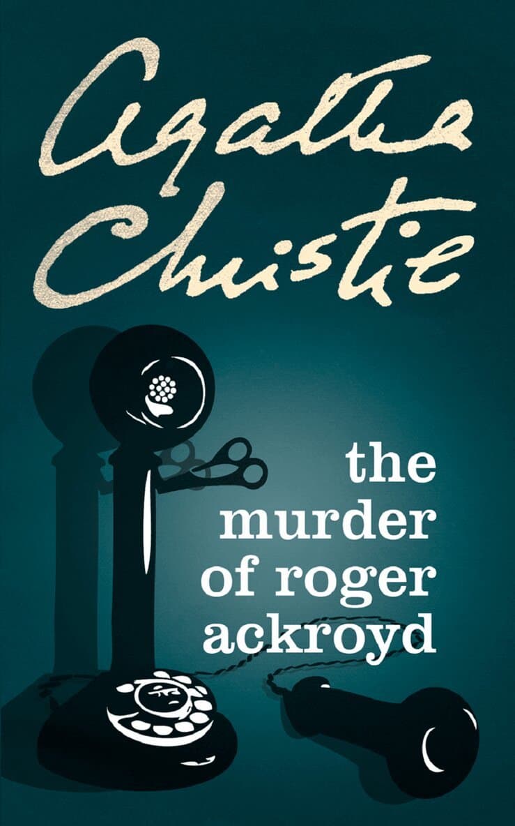 Omslag till boken Murder of Roger Ackroyd av Agatha Christie