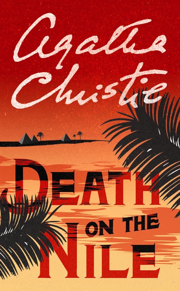 Omslag till boken Death on the Nile av Agatha Christie