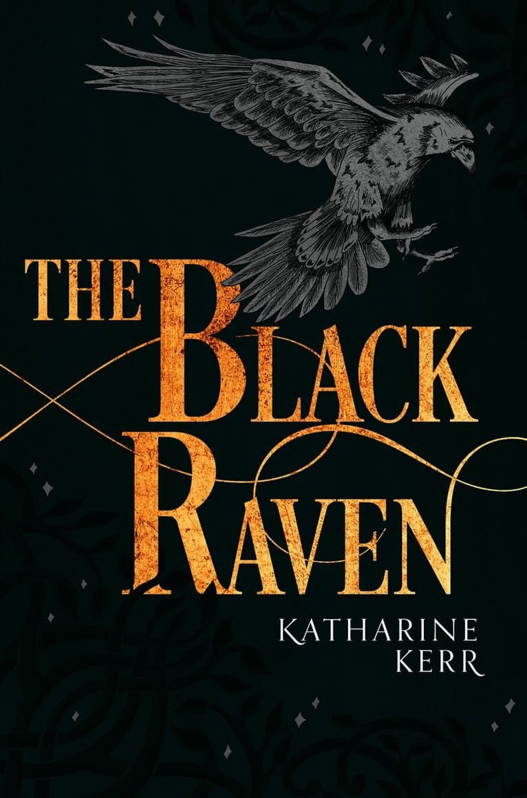 Omslag till boken Black Raven av Katharine Kerr