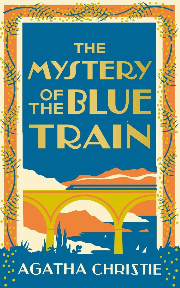 Omslag till boken Mystery of the Blue Train av Agatha Christie