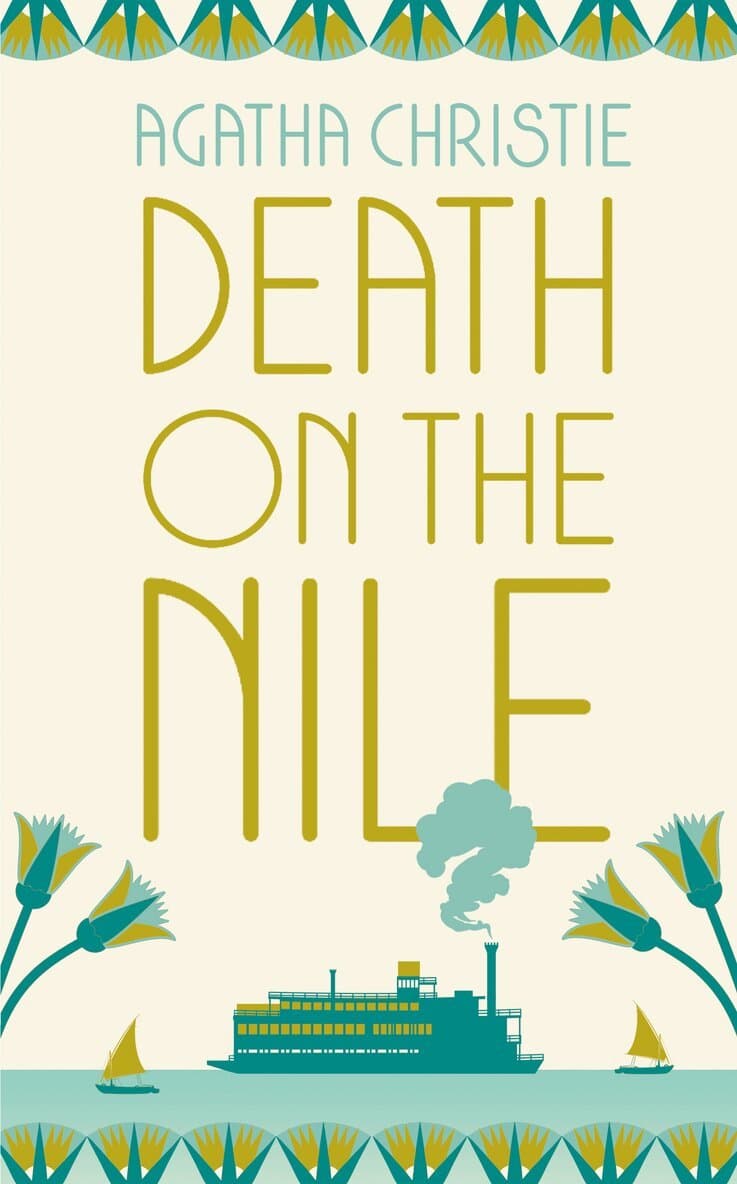 Omslag till boken Death on the Nile av Agatha Christie