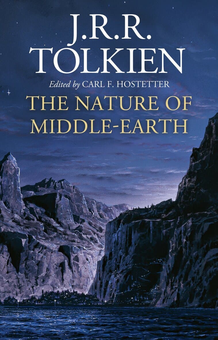 Omslag till boken Nature of Middle-earth av J. R. R. Tolkien