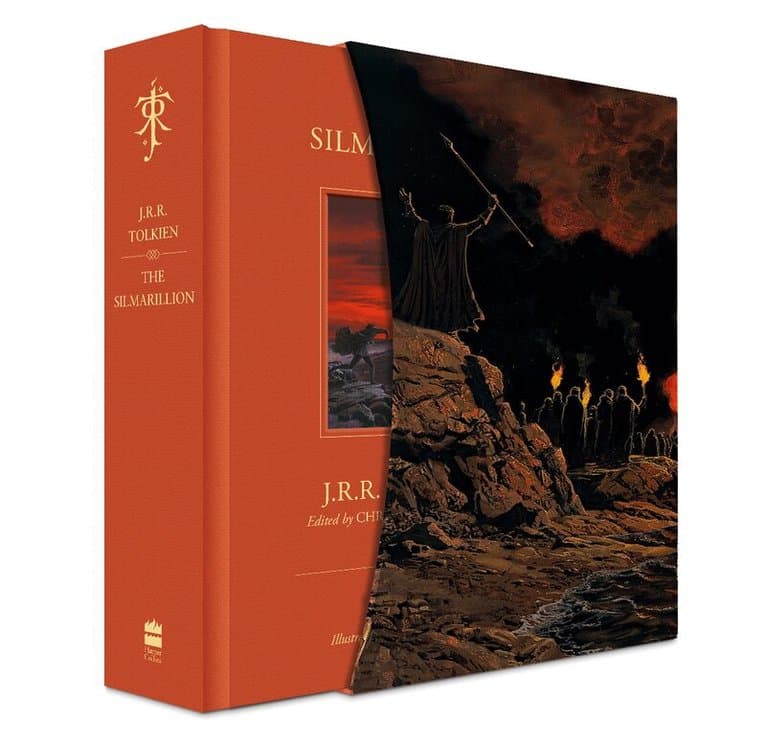 Omslag till boken Silmarillion av J. R. R. Tolkien