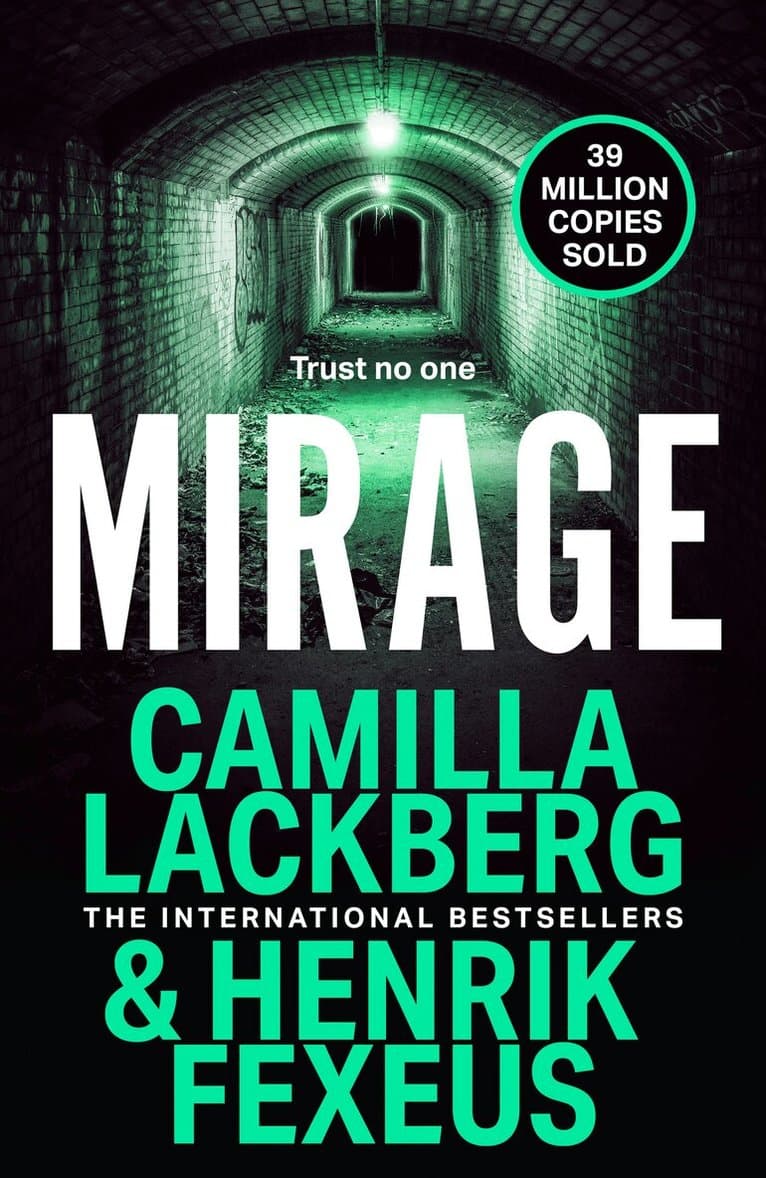 Omslag till boken Mirage av Camilla Läckberg