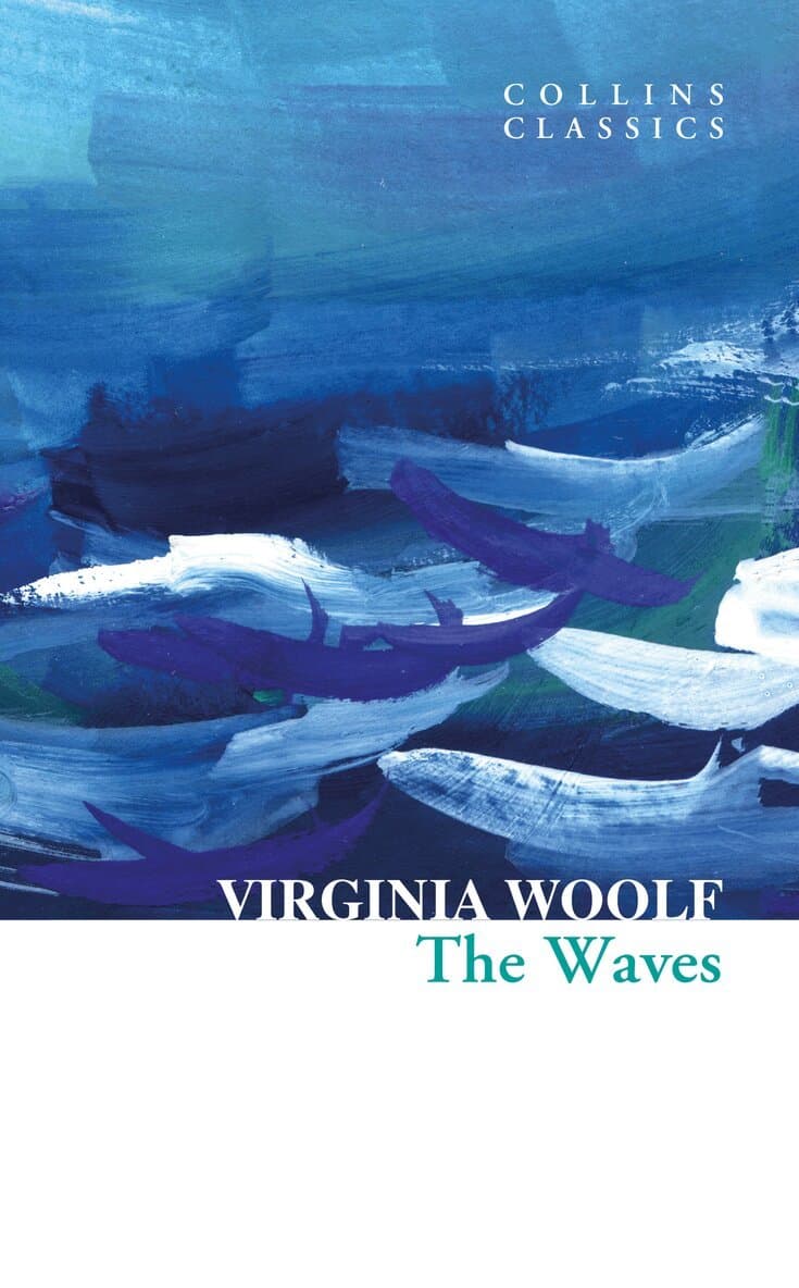 Omslag till boken Waves av Virginia Woolf