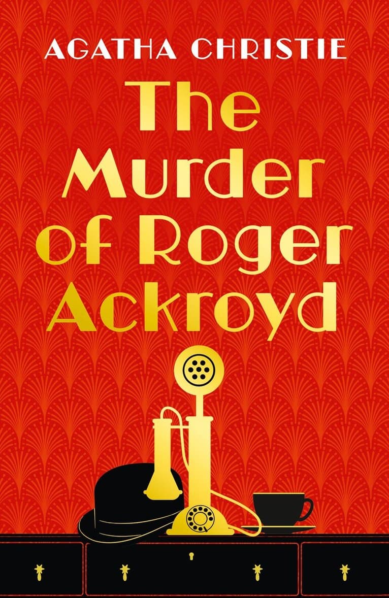 Omslag till boken Murder of Roger Ackroyd av Agatha Christie