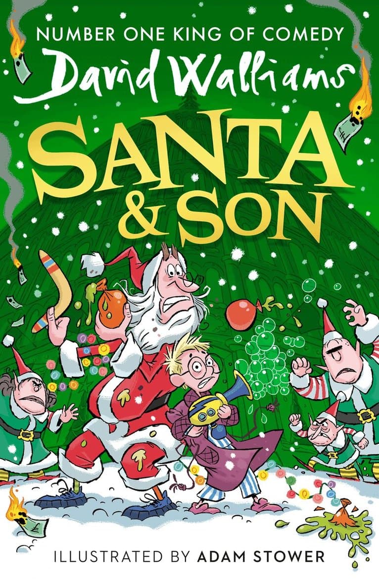 Omslag till boken Santa & Son av David Walliams