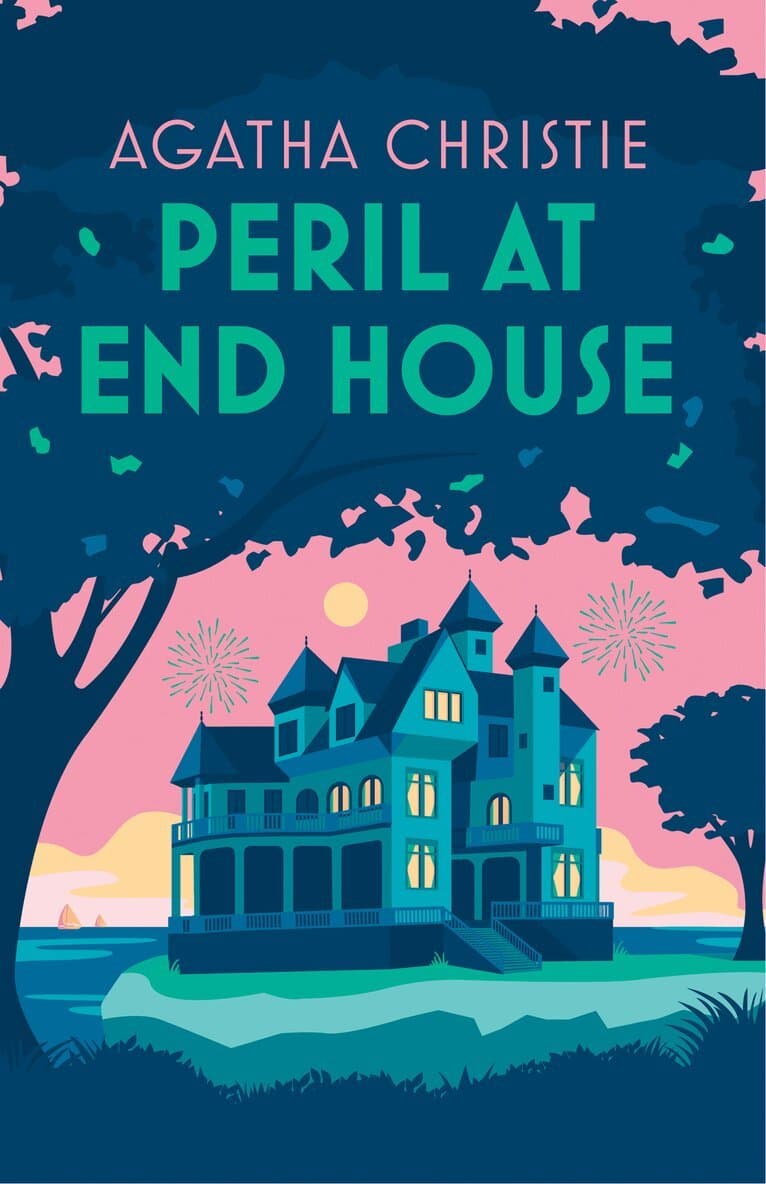 Omslag till boken Peril at End House av Agatha Christie