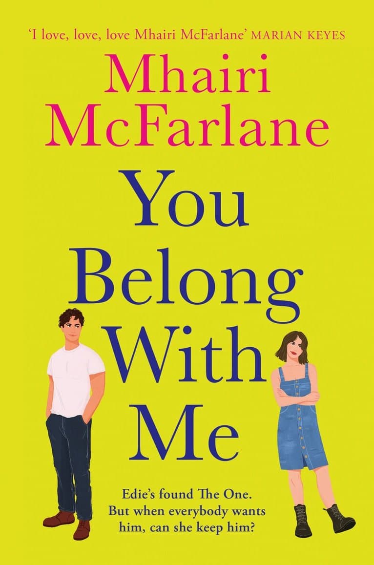 Omslag till boken You Belong with Me av Mhairi McFarlane