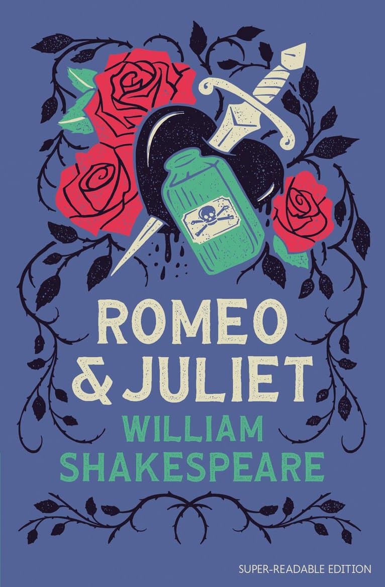 Omslag till boken Romeo and Juliet av William Shakespeare