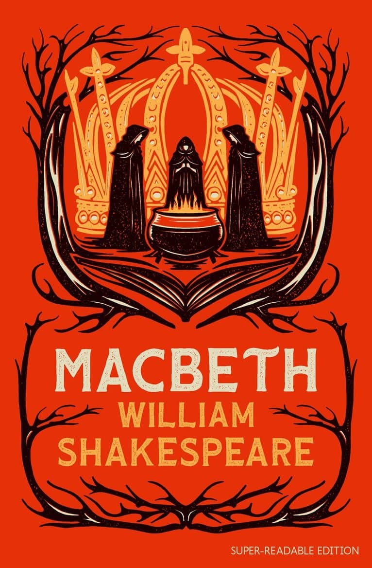 Omslag till boken Macbeth av William Shakespeare