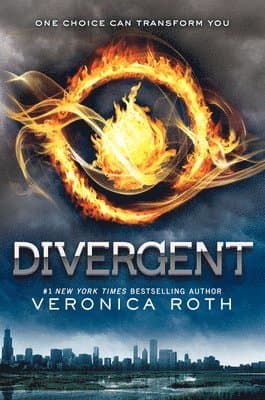 Omslag till boken Divergent av Veronica Roth
