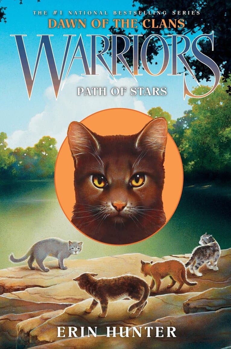 Omslag till boken Warriors: Dawn of the Clans #6: Path of Stars av Erin Hunter