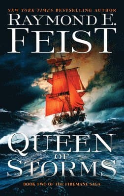 Omslag till boken Queen of Storms av Raymond E. Feist