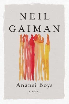 Omslag till boken Anansi Boys av Neil Gaiman