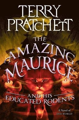 Omslag till boken The Amazing Maurice and His Educated Rodents av Terry Pratchett