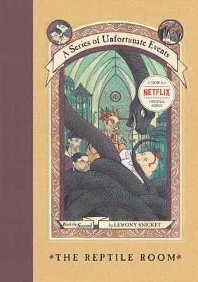 Omslag till boken A Series of Unfortunate Events #2: The Reptile Room av Lemony Snicket