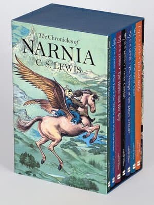 Omslag till boken The Chronicles of Narnia av C. S. Lewis