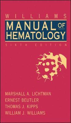 Williams Manual of Hematology
