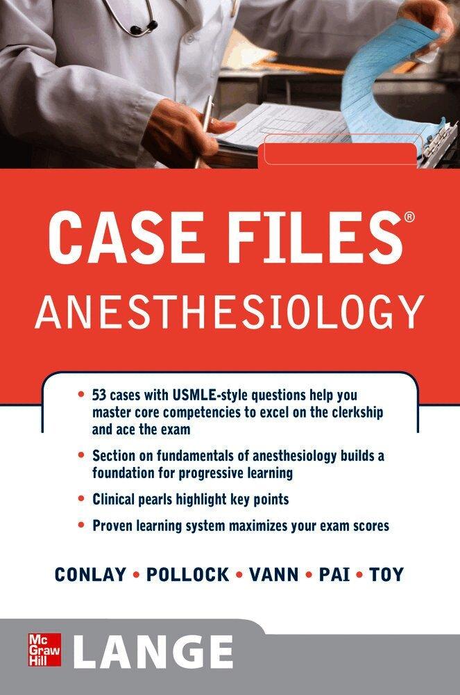 Case Files Anesthesiology