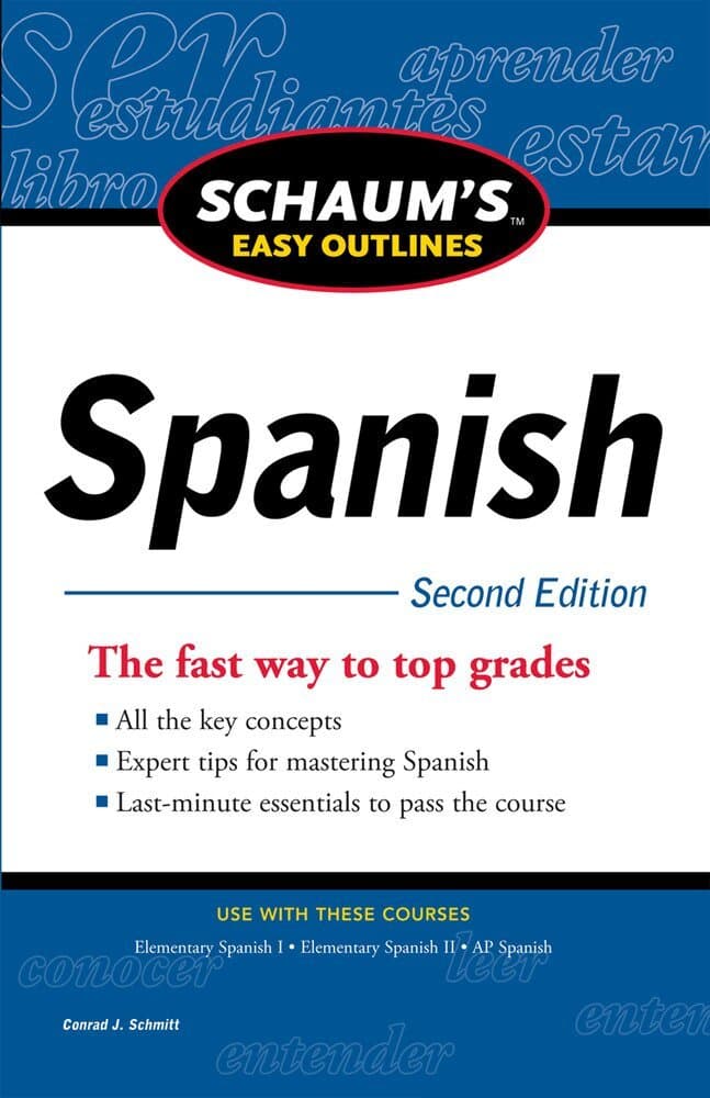 Schaum's Easy Outline of Spanish, Second Edition