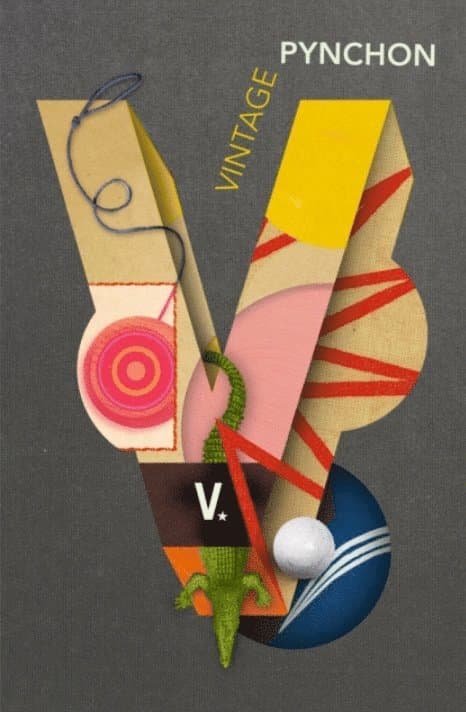 Omslag till boken V. av Thomas Pynchon