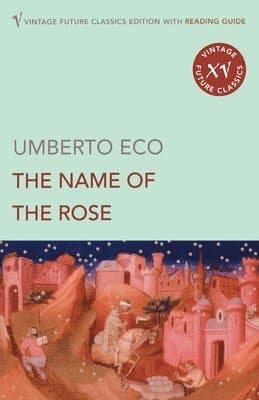 Omslag till boken Name of the Rose av Umberto Eco