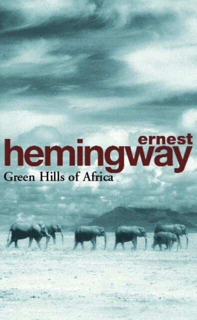Omslag till boken Green Hills of Africa av Ernest Hemingway