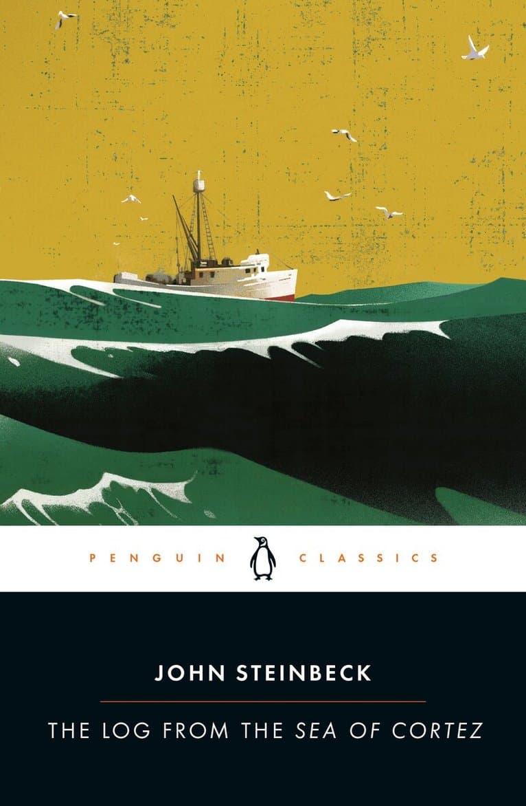 Omslag till boken Log from the Sea of Cortez av John Steinbeck
