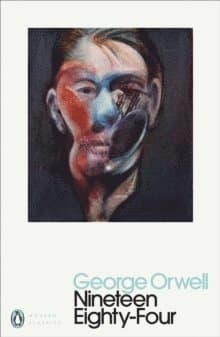 Omslag till boken Nineteen Eighty-Four av George Orwell