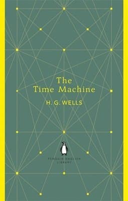 Omslag till boken Time Machine av H. G. Wells