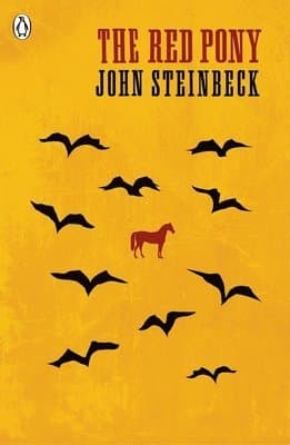 Omslag till boken Red Pony av John Steinbeck