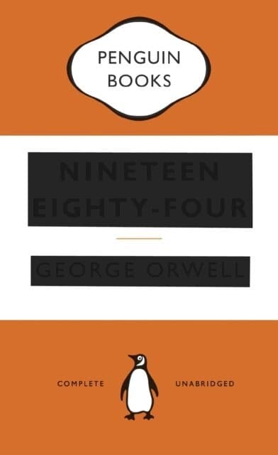 Omslag till boken Nineteen Eighty-Four av George Orwell