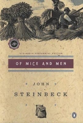 Omslag till boken Of Mice and Men av John Steinbeck
