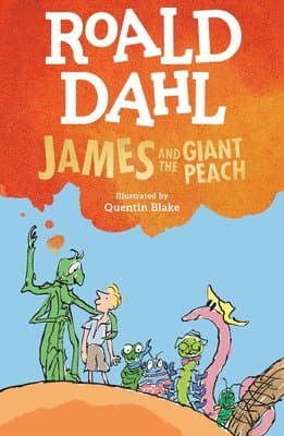 Omslag till boken James and the Giant Peach av Roald Dahl