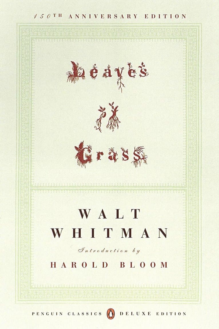 Omslag till boken Leaves of Grass av Walt Whitman