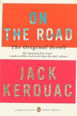 Omslag till boken On the Road: the Original Scroll av Jack Kerouac
