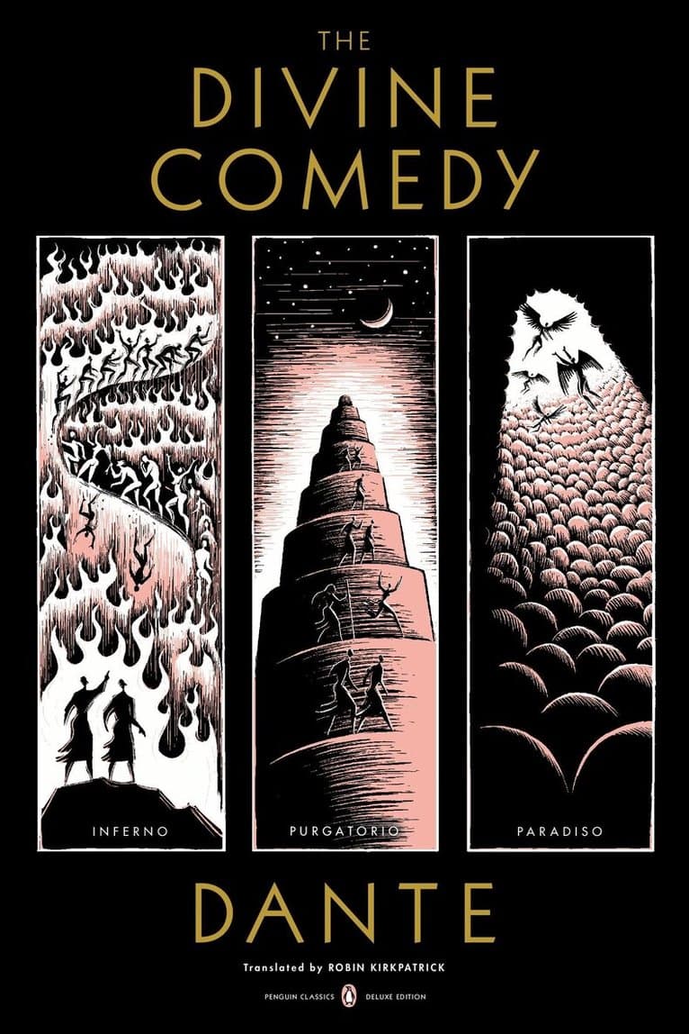 Omslag till boken The Divine Comedy av Dante Alighieri