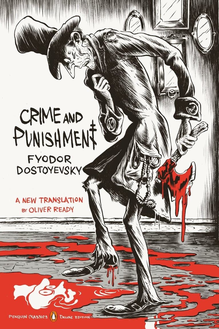 Omslag till boken Crime and Punishment av Fyodor Dostoyevsky