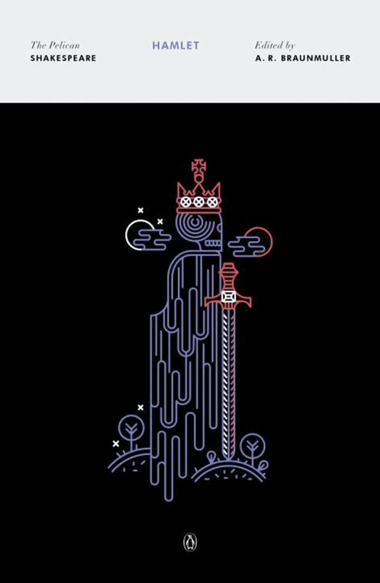 Omslag till boken Hamlet av William Shakespeare